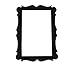 Black Picture Frame Cutouts (3 Pcs. Per Set) 16 3/4