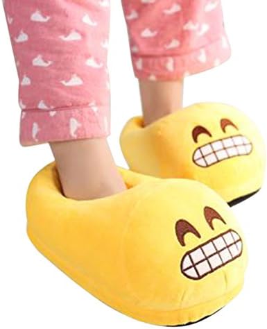 Xiujanet Unisex Soft Velvet Stuffed Cute Cartoon Slippers Warm Novelty Slippers for Household Indoor