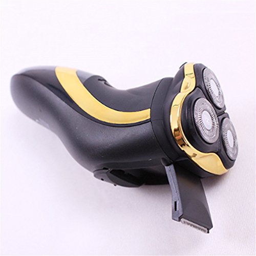 2 Style Electric Shaver Razor Washable Shaving Machine Trimmer 3D Waterproof Rechargeable Floating Rotary gold EU Plug