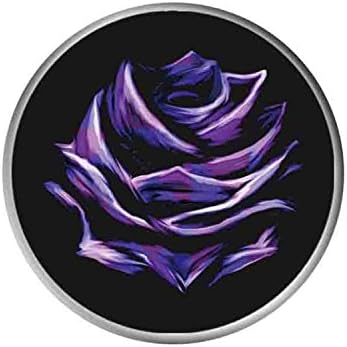 Pop Stand Socket Wireless Stand - Relax Your Hand Easy to Watch - Purple Blue Rose Abstract Art Flower
