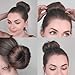 Women's Hair Bun Maker French Twist Hair Fold Wrap Snap by Andlane (2 Black, 2 Brown Snap)