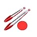 Mrs. France 9,12'' Heavy Duty, Stainless Steel Kitchen Tongs – Non-Stick, Heat Resistant BBQ, A Serving and Feeding Set for Your Kitchen Collection – Plus BONUS Silicone Pot Holder