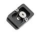 Fotasy 25mm Arca Swiss Plate, 25mm QR Plate, Quick Release Plate, Small Arca Plate, Tiny Quick Release Plate fits Arca-Swiss Universal Standard Clamp for Mirrorless Camera Compact DC Tripod Ballhead