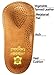 Pedag Holiday | 3/4 Length Sheepskin Orthotic Inserts | Handmade in Germany | Arch Support | Metatarsal Pad | Heel Cushion | Fits Low Profile Tight Shoes | Tan | 1 Pair | US Women 10 / EU 40 US Men 7