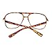 Mens Thin Plastic Nerdy Large Clear Lens Eye Glasses Tortoise