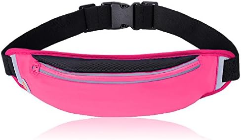 Adjustable Elastic Waist Pack/Bag/Pouch/Hip Pack/Bum Bag,Womens/Mens Running Belt Fitness Belt,Travel Hiking Workout GYM Large Funny Fanny Pack for Women/Men/Kids/iPhone X/8 Plus/8/7 Plus/7/6S/Samsung