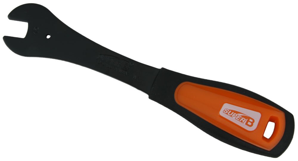SUPER-B Professional Wrench for Pedals 15mm Black/Orange