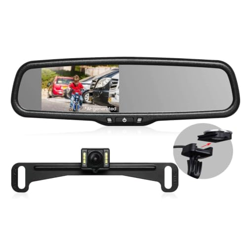 AUTO-VOX Rear View Mirror Camera System