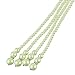 Voberry Fashion Hot Sale 1pcs 124cm (51 inch) Girls' Long Knotted Pearl Necklace Women Fashion Sweater Chain Clothing Accessories Jewelry (1)