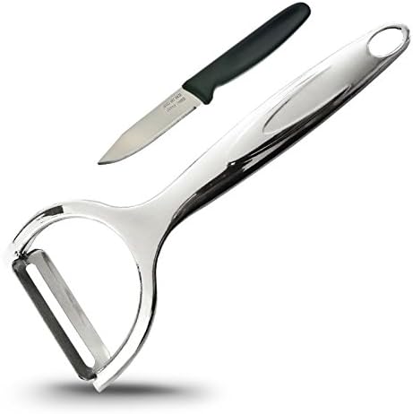 The Platinum Chef Vegetable Peelers with 3-Inch Paring Knife (Pack of 1)
