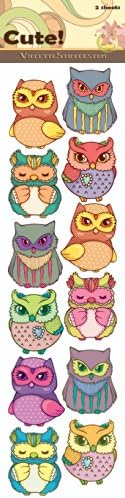 "Cute" Owls Stickers