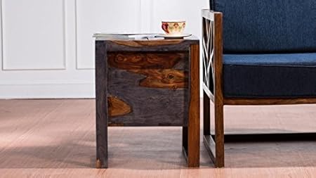 Made Wood Rajputana Solid Rosewood Home Bar Furniture (Brown, 18 x 18 x 22)