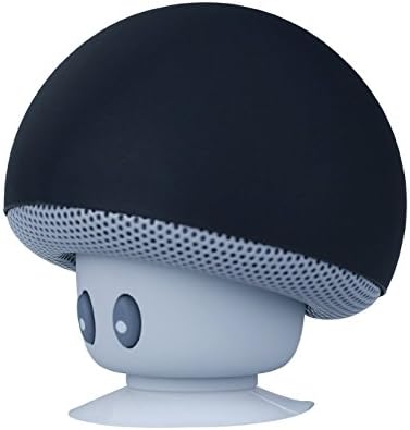 ICENN Mushroom Mini Wireless Portable Bluetooth 4.1 Speakers with Mic for Iphone /Ipad /Laptop Samsung HTC Lg Sony Cell Phones Black