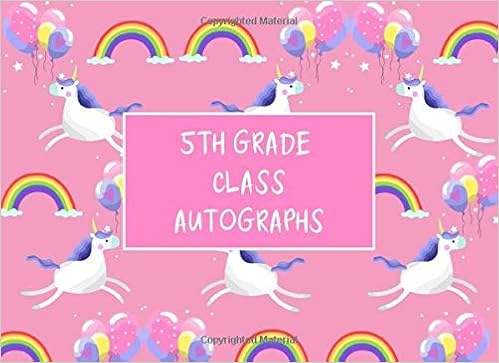 graduation autograph unicorn