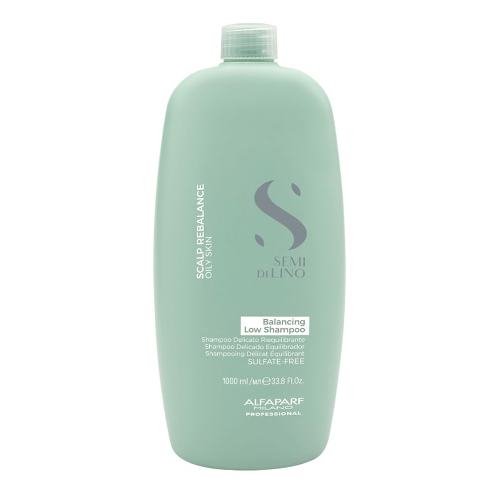 Alfaparf Milano Semi di Lino Scalp Rebalance Balancing Low Shampoo, 1 L, 8022297095929