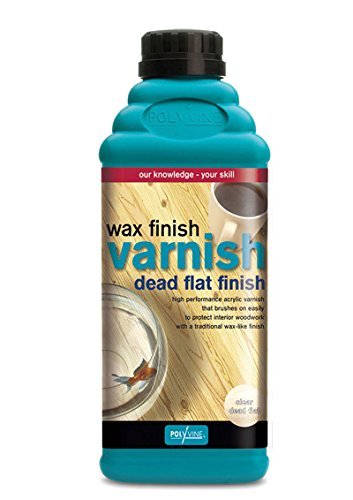 Polyvine Wax Finish Varnish Dead Flat Quart by Polyvine