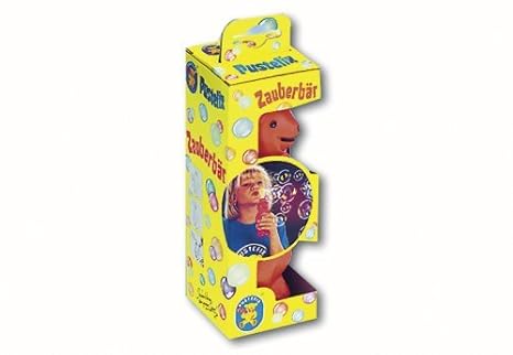 Pustefix 420869525 - Seifenblasen Zauberbär 180 ml (farblich sortiert)