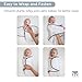 Emma + Ollie Swaddle Blanket Wrap Set of 3, Adjustable Infant Baby Swaddle Wrap Blanket, Grey Gender Neutral Swaddle, Yellow Bee Pattern Swaddle Wrap, for Girl or Boy