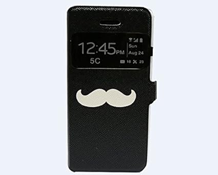 Amazon Co Jp Iphone5c ケース ヒゲ リップ フラワー かわいい キャラクター 手帳型 レザー ブランド スマホ アイフォン 携帯 Iphoneケース カバー 白ヒゲ 家電 カメラ