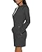 BIUBIU Women's Long Sleeve Casual Slim Mini Pullover Sweatshirt Hoodie Dress with Pocket 2023 Fall Fashion