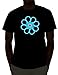 EmazingLights Sound Activated Light Up Rave Shirt (X-Large, Daisy)