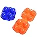 Pack of 2 pieces Plastic Portable Camping 4 Eggs Carrier Container Case Outdoor Egg Box by MERRY BIRD