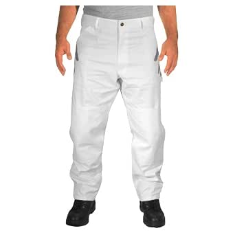 Amazon.com: Rugged Blue CSGPTWP1000025168-WHT-29X34 - Pantalones pintores  de doble rodilla, inglés, algodón, 29 x 34, color blanco : Herramientas y  Mejoras del Hogar