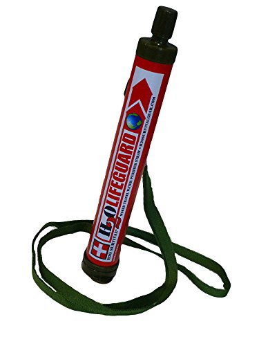 H2o survival-h2olifeguard-99.9999% water filter straw- purifier o…