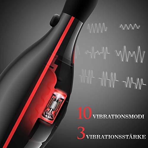 Elektrische Masturbator Cup zum Penisdrücken mit enger Airbag und Heizungsfunktion Masturbatoren für männer mit 13 Vibrationsmodis Sexspielzeug für Männer Aivrobta