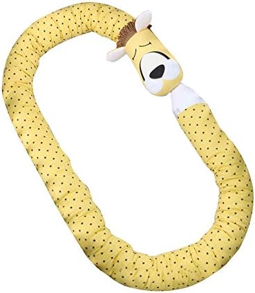 kelihood Baby Cot Bumper Cotton Snake Baby Cot Pillow Decorative Cot Braid Pad Protector Bumper Roll Baby Nest Cot Protector Bed Roll Anti- allergy Toddler Sleep Bumper Newborn Gift