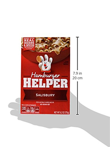 HAMBURGER HELPER SALISBURY PASTA AND SAUCE MIX, 6.2 OZ