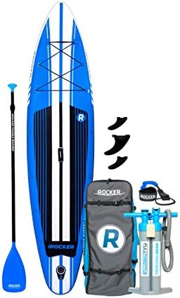 iROCKER Inflatable Sport Stand Up Paddle Board 11' Long 31" Wide 6" Thick SUP Package