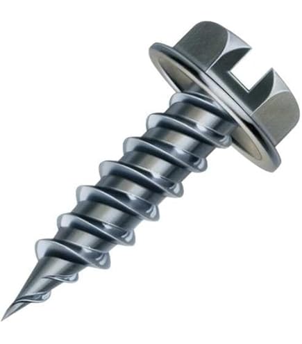 Amazon.com: Malco HW8X1/2ZT #8x1/2 Zip-in Screws with Hex Washer