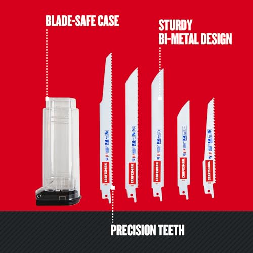 CRAFTSMAN Reciprocating Saw Blades, 11Piece Kit with Case (2058838