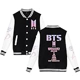 babyHealthy BTS Baseball Jacket Uniform Bangtan Boys Suga Jin Jimin Jung Kook Sweater Coat
