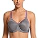 SYROKAN Women's Full Support High Impact Racerback Lightly Lined Underwire Sports Bra Multicoloured #2 36E