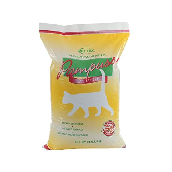 Pettex-Pampuss-Woodbase-Cat-Litter-30-Litre Pettex Pampuss Woodbase Cat Litter 30 Litre