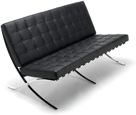 Iconic Interiors Barcelona 2 Seater Sofa In White Full Aniline