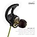 Phaiser BHS-790 Bluetooth Headphones with Dual Graphene Drivers Bluetooth Sport Headset Earphones with Mic and Lifetime Sweatproof Guarantee - Wireless Earbuds for Running, Limegreen