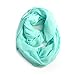 Me Plus Women Cotton Solid Soft Light Weight Loop Circle Neck Wrap Infinity Scarf