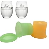 2Pcs Ice Cube Mould Food Grade Silicone 3D Ice