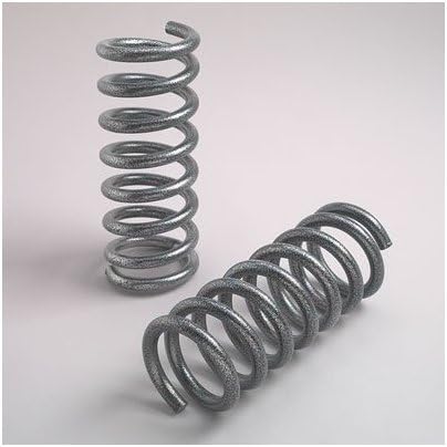 DJM Suspension CS2391-2: Lowering Springs, Coil, Front, Silver Powdercoated, Dodge, Ram 1500 Pickup, Pair