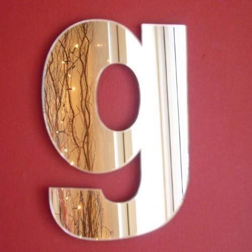 Lower Case Letter G Mirror 10cm