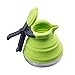 1.2L Portable Silicone Collapsible Tea Kettle Outdoor Camping Travel Kettle Foldable