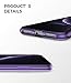 Aeska iPhone XR Case, Ultra [Slim Thin] Flexible Clear TPU [Scratch-Resistant] Gel Rubber Soft Skin Silicone Protective Case Cover for iPhone XR (6.1') (Purple)