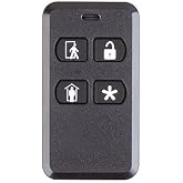 KEY2-345 4-Button Key fob Remote with Year Lithium Battery, Compatible with 2GIG Control Panels (KEY2)