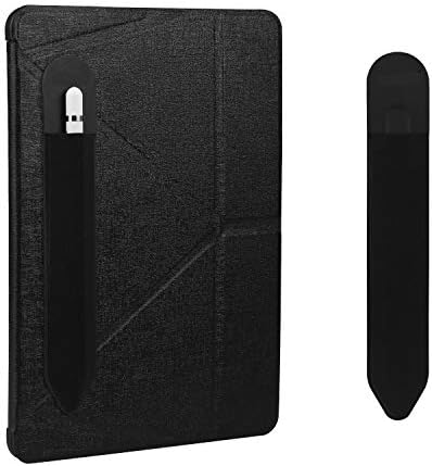 Pencil Case Holder Sticker for Apple Pencil - Stick On iPad Case, Elastic & Leather Pouch for Apple Pencil & Stylus Pen- Adhesive Sleeve Pocket for iPad Pro/iPad Pencil