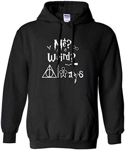 ' Me? Weird? Always ' Harry Potter Fandom Wizard Tank Top Shirt (X-Large, Hoodie)