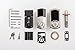 Kwikset 99160-008 SmartCode ZigBee Touchscreen Smart Lock works with Echo Plus & Alexa, featuring SmartKey, Satin Nickel