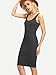 MakeMeChic Women's Ribbed Tank Dress Sleeveless Scoop Neck Bodycon Party Midi Dress Grey M